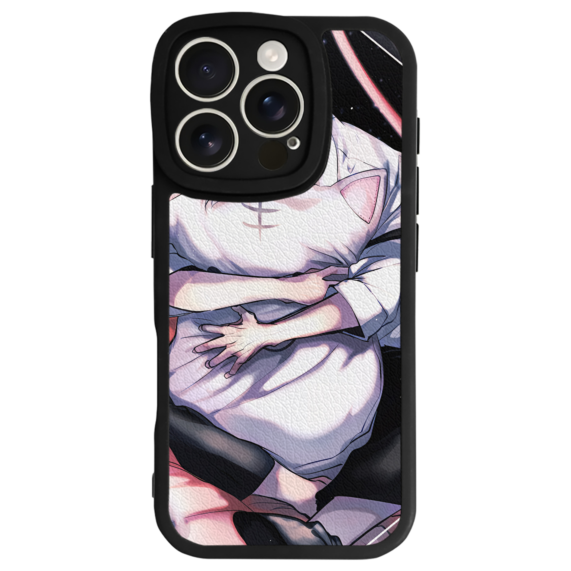 （画像用） 文豪ストレイドッグス Bungo Stray Dogs 【iPhone 16シリーズ対応】シリコンスマホケース（レザー調） 材質：シリコン